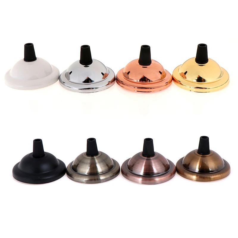 

lamp base Antique Vintage Ceiling Plate Metal ceiling Lamp Holder Electroplating Iron fitting chandelier Base DIY lighting
