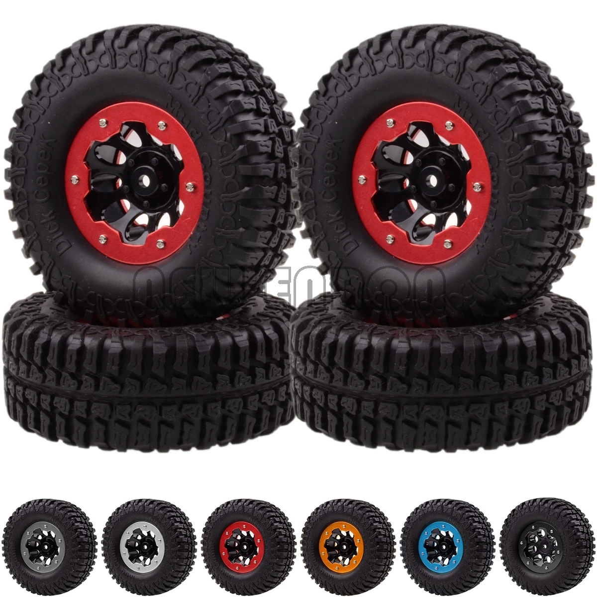 Новые ENRON 4P 1 9 &quotступицы обода колеса и шины 100 мм Dick Cepek Mud Страна RC 1/10 Rock Crawler HSP D90