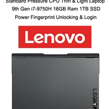 15,6 дюймовый 4K Ноутбук lenovo Legion Y9000X с 9th Gen i9 стандартным процессором под давлением для старшего делового человека, профессионального дизайнера