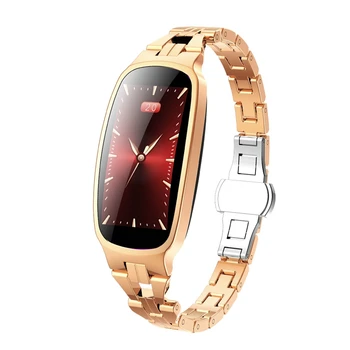 

B72 Smartwatch Women IP67 Waterproof Heart Rate Monitor Fitness Bracelet Smartwatch Women Smart Band Wristband Gold