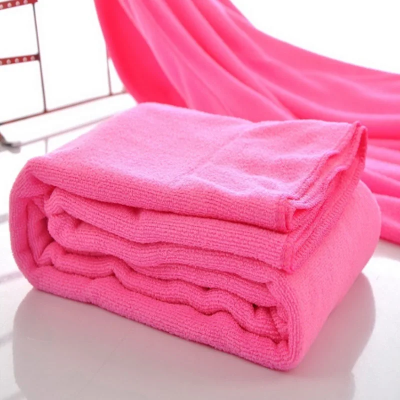 70x140 Microfiber Absorbent Drying Swim Bath Beach Bathroom Towel Washcloth