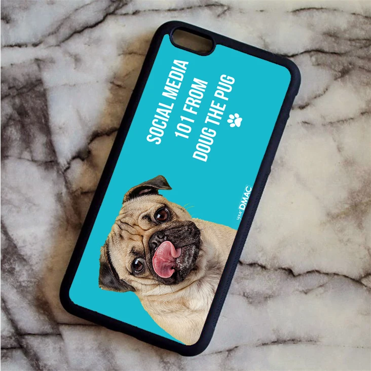 Темно-серый KETAOTAO Мопс король 1 культура собака Телефон чехол s для iPhone 4 5C 5S 6S 7 8 Plus X Чехол Мягкий ТПУ резиновый силиконовый - Цвет: Темно-серый