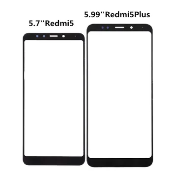 

50pcs/lot Redmi5 Front Panel For Xiaomi Redmi 5 Redmi5 Touch Screen Front Panel Glass Lens Outer Glass For Redmi 5 Plus 5Plus