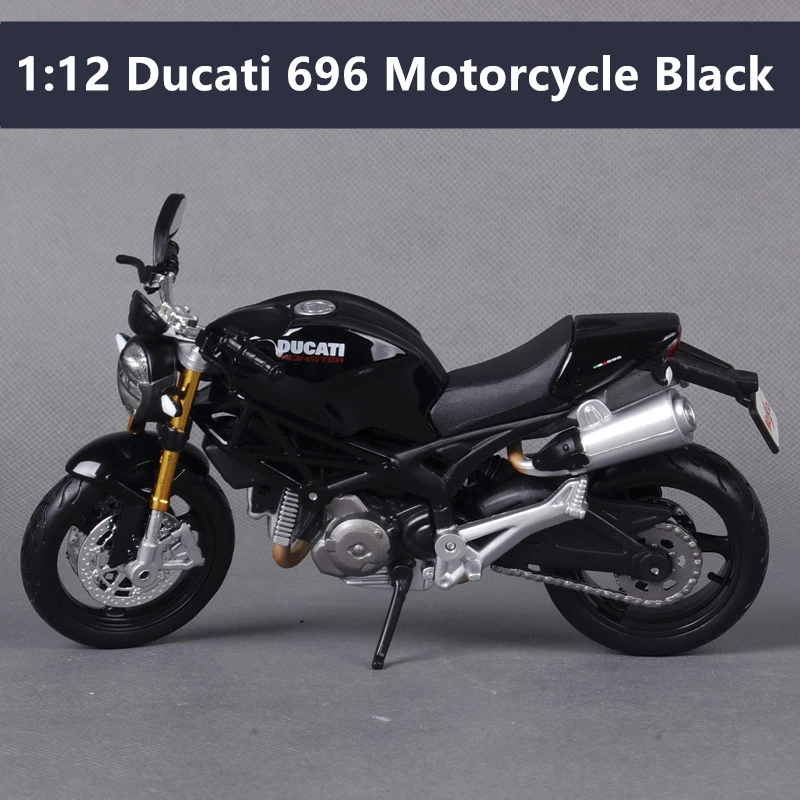 Maisto 1:12 Ducati 1200S сплав модель мотоцикла коллекция Подарочная игрушка инструмент - Цвет: Ducati 696