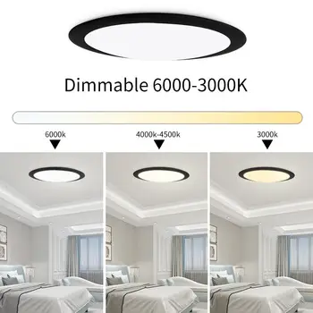 

2PCS High quality 220V 30,000 lm Ultra-Thin warm white Flying Saucer Ceiling Lamp Voltage LED projector Chandeliers