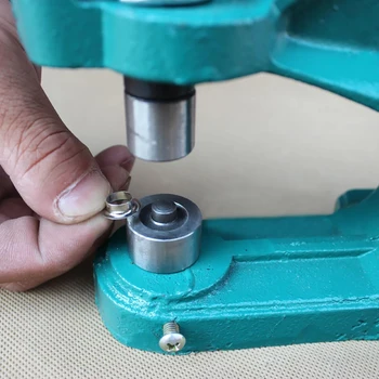 

12mm(Machine + Molds+100 Sets Eyelets)Eyelets Machine Metal Buttons Tools Snaps DIY Apparel Sewing Eyelets Molds Hand Press