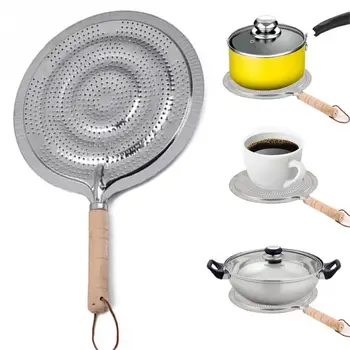 

21CM Heat Diffuser Converter Stainless Steel For Gas/Electric/Induction Cooker Heat Diffuser Kitchen Cooktop Induction