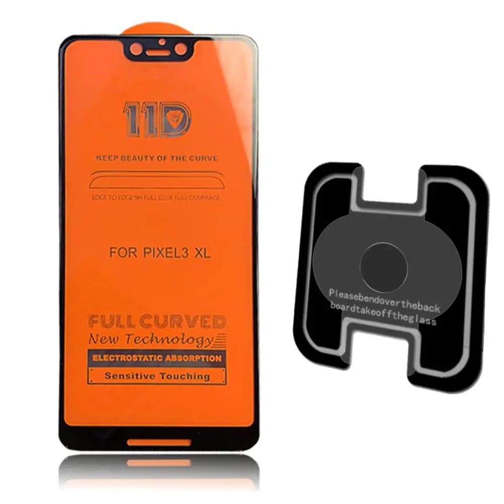 2 в 1 11D изогнутое 9H закаленное стекло для Google Pixel 3 3XL 4 XL 4XL Защитная пленка экрана и