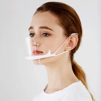 

Catering Services Dust Masks Anti-Fog Training Transparent Clear Mouth Medical Face Mask Environmental Health
