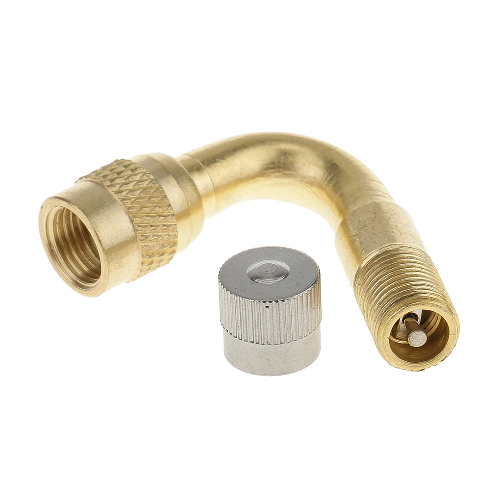 45 Degree Valve Stem Extension Motorcycle  Scooter Air Tire Wheel