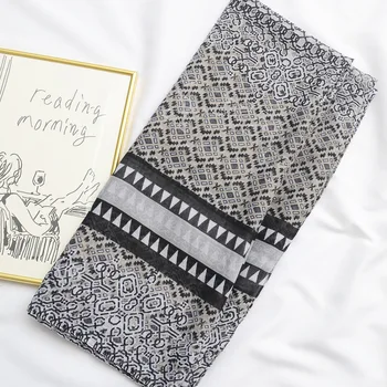 

New sunscreen shawl, export headscarf, beach towel, cotton and hemp handkerchief