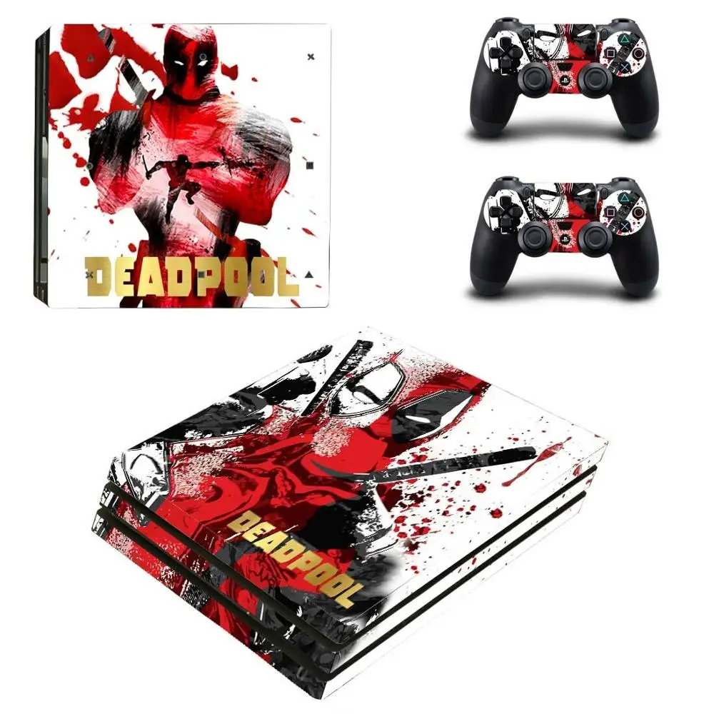 Дэдпул PS4 Pro наклейка s Play station 4 кожа Наклейки Обложка для playstation 4 PS4 Pro консоль и контроллер Скины Виниловые