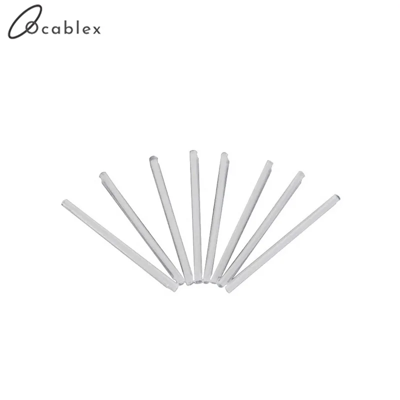 Unids/lote de fundas de empalme de fibra óptica, Tubo termorretráctil de acero, diámetro de 1mm, 60mm, 45mm, 40mm, 1000