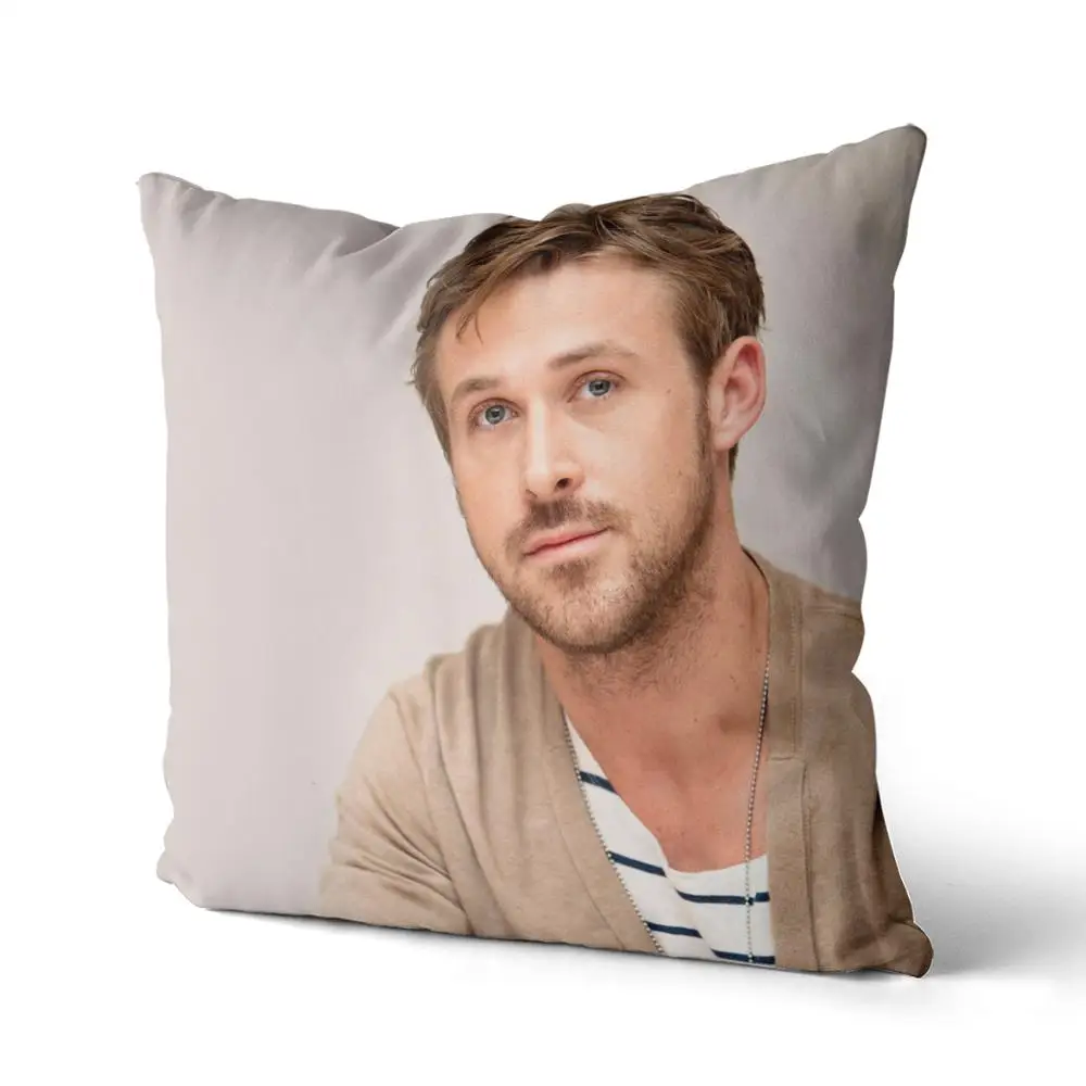 Ryan Gosling хлопок холст пользовательские подушки чехлы на заказ Подушка Чехлы для диванных подушек подушка