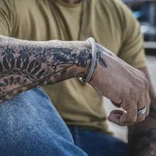 Мужские браслеты mcllroy браслеты 6 мм стальная Веревка Цепь Титановый стальной браслет Пара Любовь Браслеты из нержавеющей стали erkek bileklik