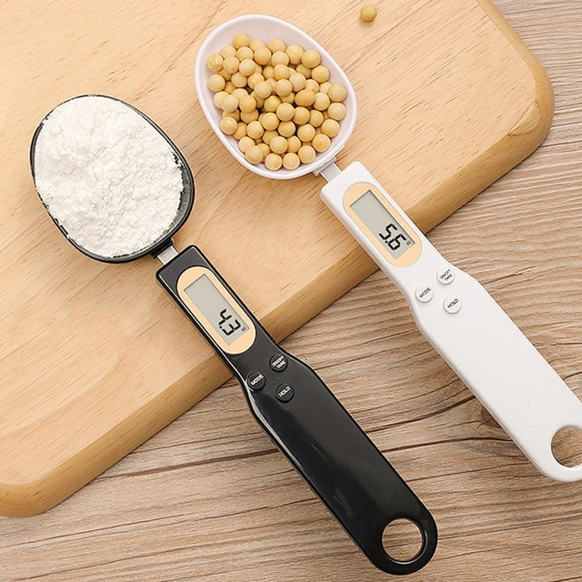 500g/0.1g Portable LCD Digital Kitchen Scale Measuring Spoon Coffee Sugar Gram Electronic Spoon Weight Volumn Food Scale
