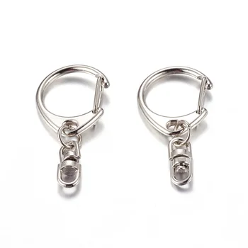 

200pcs Iron Key Clasp Finding Snap Clasps for Jewelry Making DIY Accessories Findings about 22mm wide, 47mm long