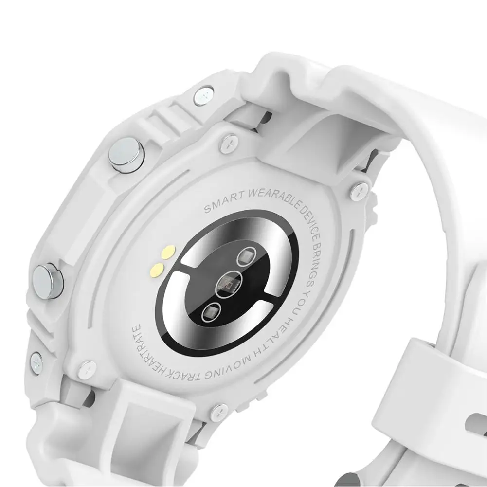 Белый X12 ЭКГ+ PPG Спорт Здоровье Водонепроницаемый Bluetooth Смарт часы Пульс мониторинг сердечного ритма ЭКГ Мониторинг Артериального Давления сна Monit - Цвет: Белый