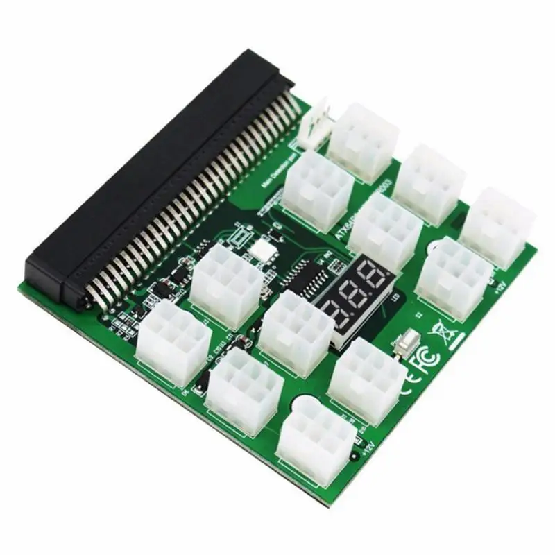 12 X 6Pin адаптер питания 12 В коммутационная плата конвертер для hp сервер GPU совместим со всеми системами WINDOWS LINUX MAC