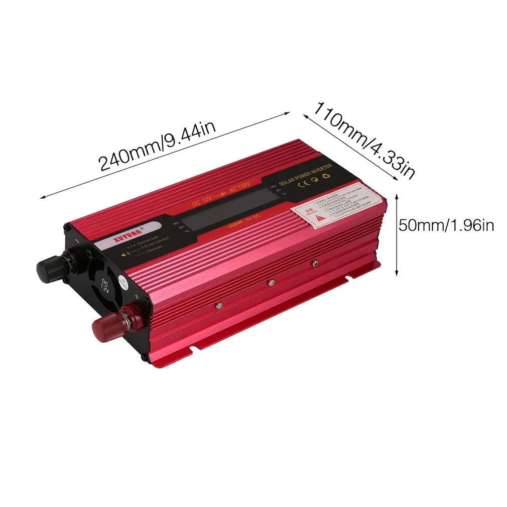 Солнечный Мощность инвертор 3000 W/4000 W модифицированный инвертор с чистым синусом 12V 220 V/24 V 220 V/12 V 110V