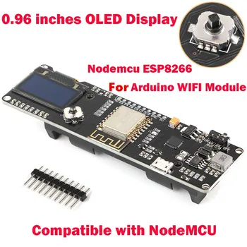 

ESP8266 NODEMCU with 0.96 OLED extended temperature and humidity development board weather station ESP-12F ESP8266 Wifi Module