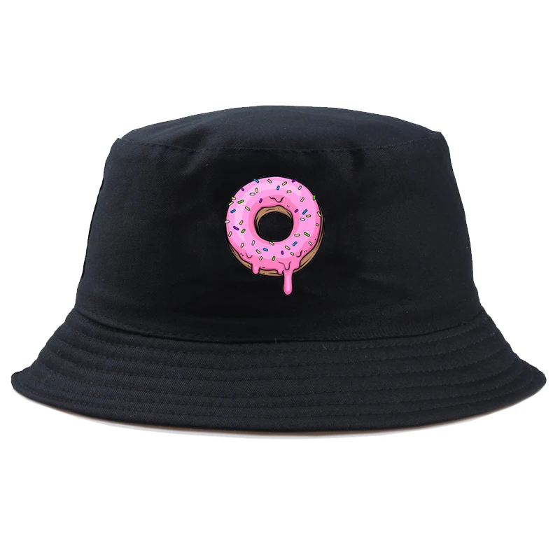 Рыбацкая женская шляпа весна лето пончики с принтом Солнцезащитная мужская