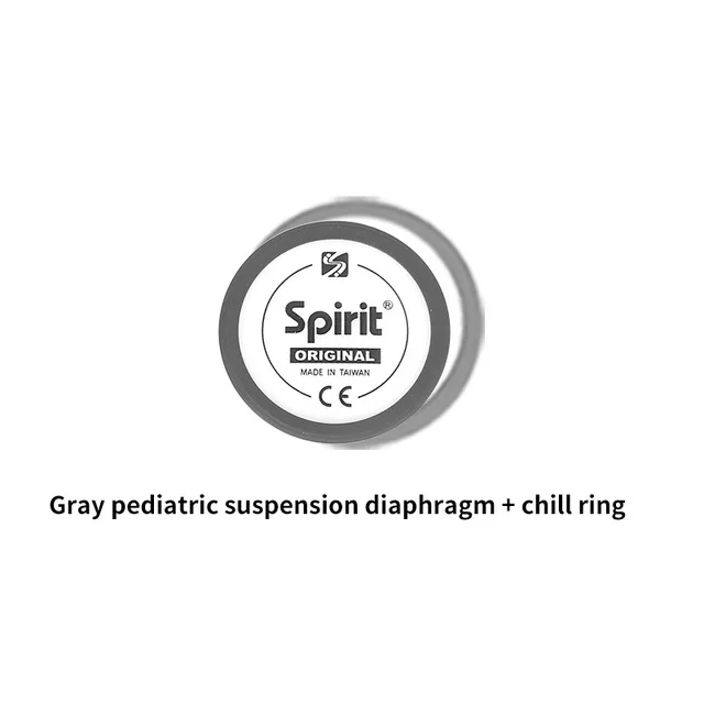 Spirit Endurable Мягкие силиконовые ушные вкладыши/диафрагма/Детская подвесная диафрагма для Littmann универсальные аксессуары для стетоскопа - Цвет: Gray pediatric