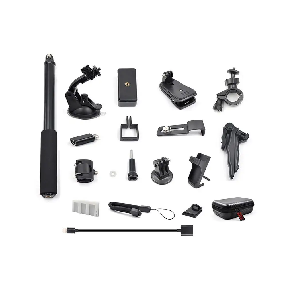 Высокое качество 21 шт./компл. расширения Комплект для DJI OSMO карман экшн Камера крепления аксессуар Комплект комплект для переноски Чехол