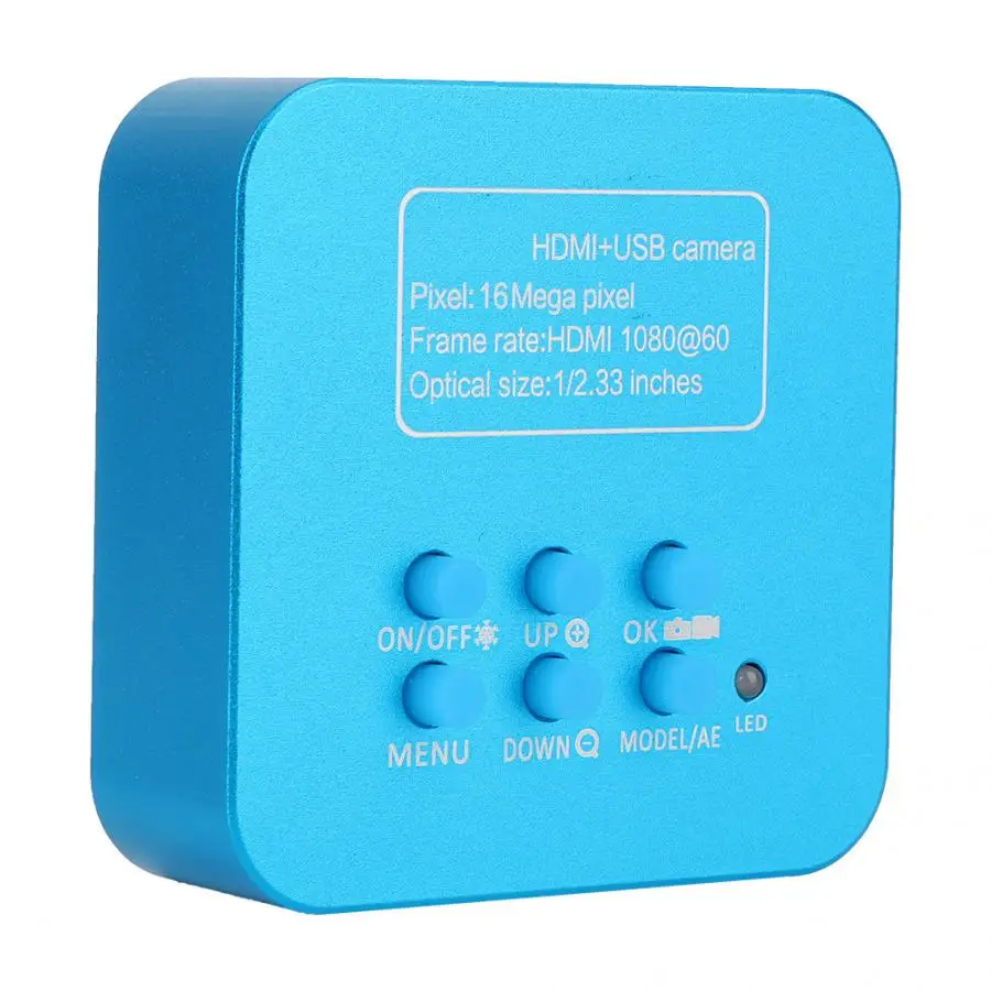 100-240 В тринокулярный микроскоп камера 16MP 1080P USB промышленный микроскоп камера TF карта видео рекордер камера