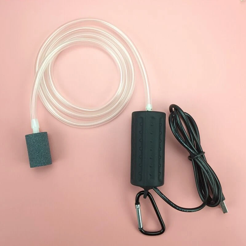 Usb мини аэрационный насос воздушный насос аэратор для аквариума Ультра тихий мини-аквариум для рыбной ловли кислородный насос-черный