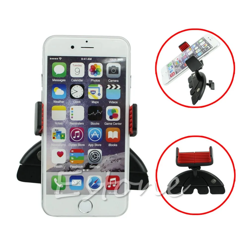 1 шт удобный CD слот 360 градусов Автомобильный держатель Подставка для iPhone samsung Смартфон gps