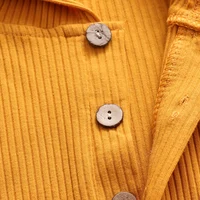 Autumn Newborn Clothes Cotton Baby Boy Girl Romper Long Sleeve Knitted Ribbed Hooded Jumpsuit Spring Solid Infant Clothing 0-18M 3