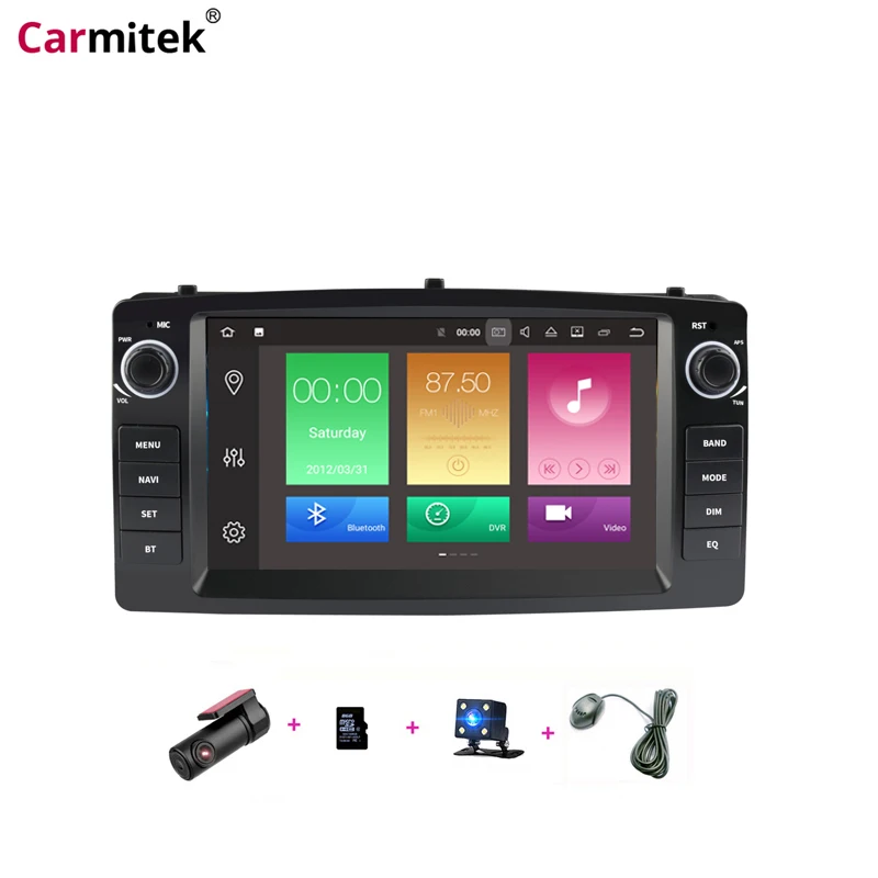 Android 10,0 автомобильный dvd-плеер для Toyota Corolla E120 BYD F3 2 Din Автомобильный мультимедийный Стерео gps Авторадио Навигация