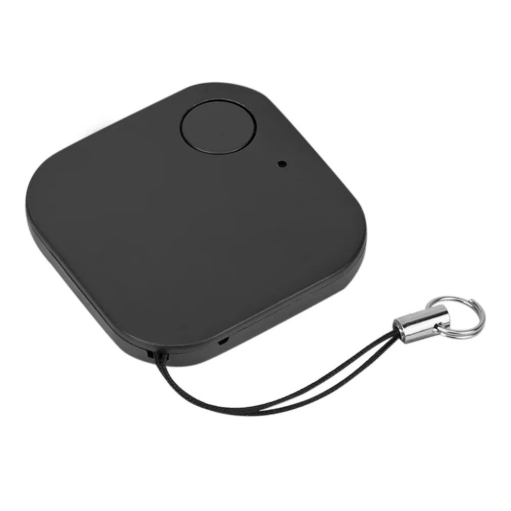Автомобильный брелок мини смарт-устройство сигнализации Bluetooth трекер gps локатор Дети Домашние животные бумажник ключи сигнализации локатор в реальном времени устройство поиска - Название цвета: black