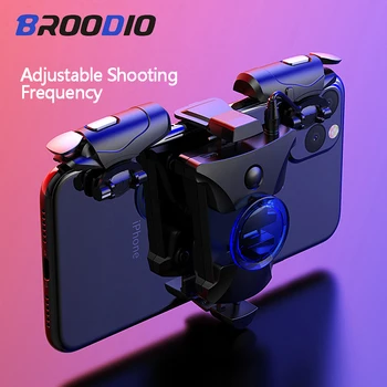 

Gamepad Joystick Alloy Smartphone Game Trigger Control For Iphone Android PUBG Mobile Gamepad Button Shooter Controller Game pad