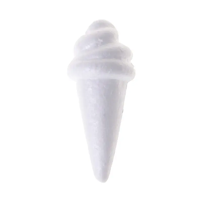 Dummy Styrofoam Foam Cake Dummy Modelling Ice Cream Shape Sugarcraft Flower Wedding Decor - Color: 01