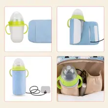 USB подогреватель для детских бутылочек, подогреватель для кормления молока, термоизоляционная кружка для путешествий для детей, Подогреватель детских бутылочек