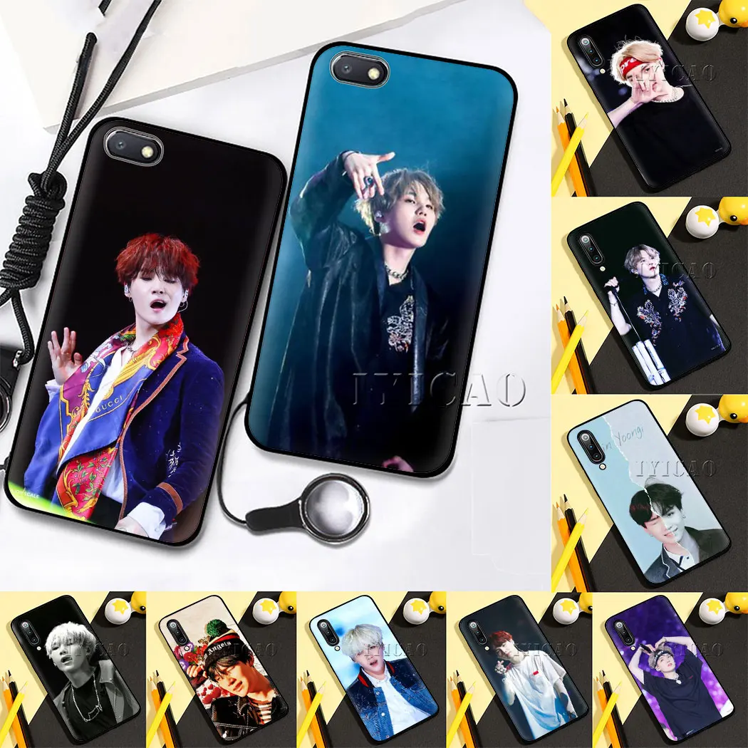 Мягкий силиконовый чехол min yoongi gatito для Redmi 5 6 7 4A 4X 5A 6A 7A 8A Plus S2 Pro Go K20
