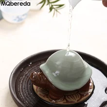 Новые креативные МИЛЫЕ черепаха Чай домашних животных "Китайский кун-фу" Чай украшения бутик Чай лоток черепаха для долголетия Чай аксессуары