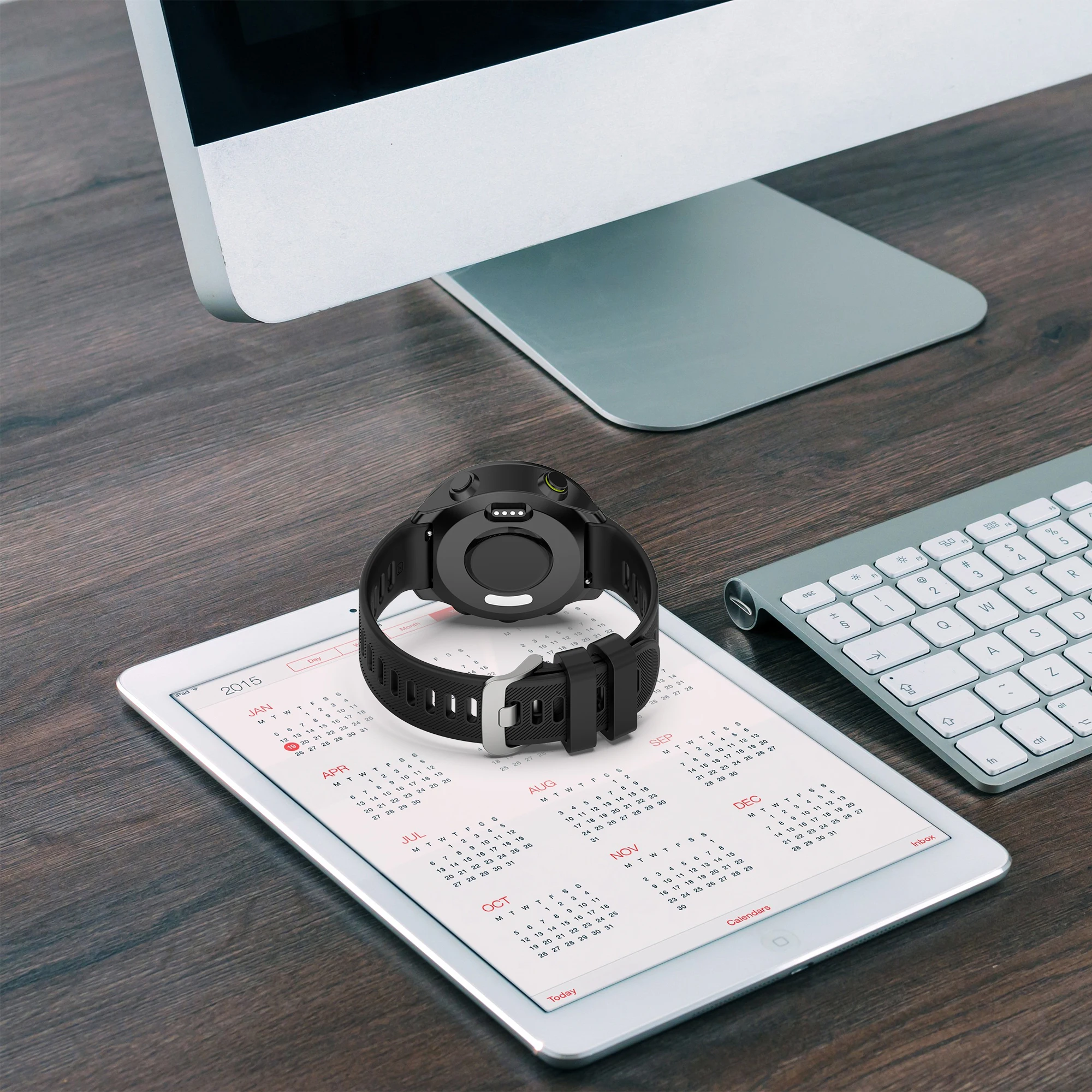 20 mm Uhrenarmbänder für Garmin Forerunner 158 Venu Sq/Venu Sport Silikonarmband für Polar Ignite Uhrenarmbänder für Forerunner 55 – Detail 4