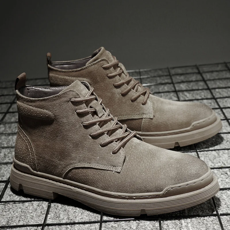 Мужская обувь; ботильоны для взрослых; военные ботинки; плюшевые теплые мужские зимние ботинки; мужские замшевые кожаные кроссовки; зимние ботинки; N5