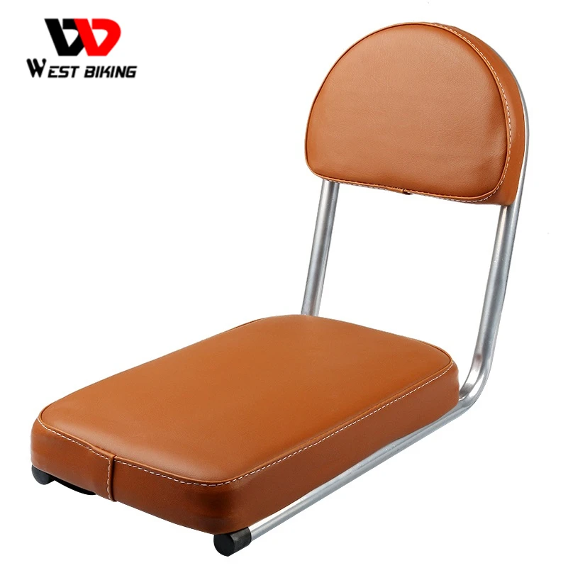 West Biking Bicycle Rear Tail Saddles Seats Soft Adult Backrest Cycling