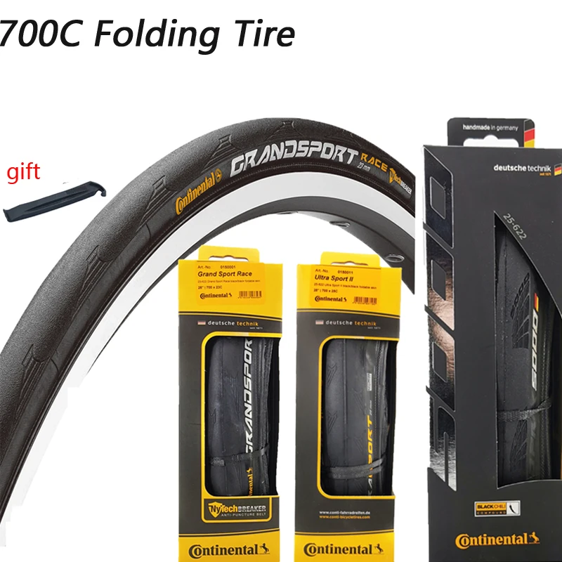 New 2018 Continental Ultra Sport II 700x28 Black Folding Clincher Road Bike Tire 