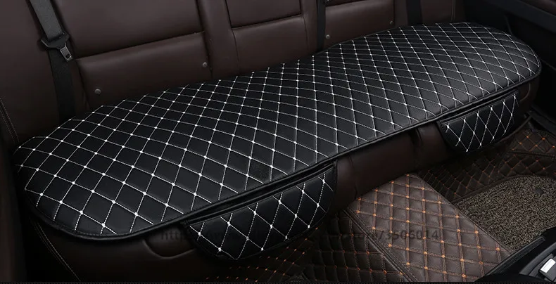 Абсолютно новые легкие в очистке не перемещающиеся подушки для автомобильных сидений, универсальные чехлы для сидений из искусственной кожи, не скользящие, подходят для большинства автомобилей