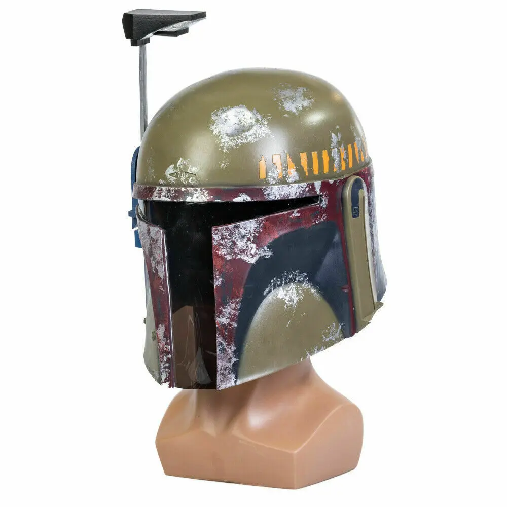 XCOSER Star Wars 9 Boba Fett Helmet - The Mandalorian Full Head Mask Cosplay Prop Movie Replica - New Men's Costume image 3