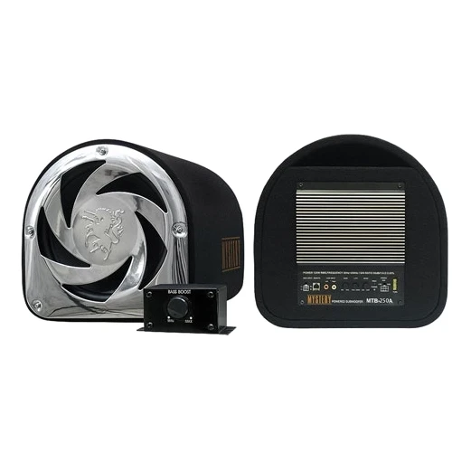 Сабвуфер MYSTERY MTB-250A (Размер 10" (25 см), 150 Вт RMS, активный сабвуфер типа "труба", 35 Гц - 200