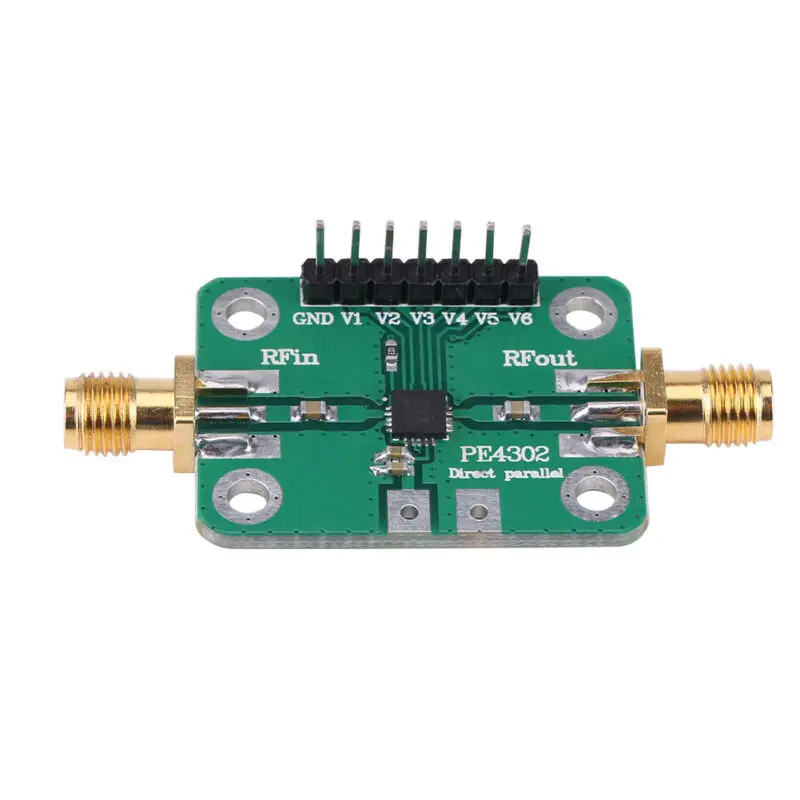 PE4302 цифровой аттенюатор параллельный немедленный режим модуль 0.5dB 1 МГц-4 ГГц RF DSA CNC RF SMA женский 1* аттенюатор