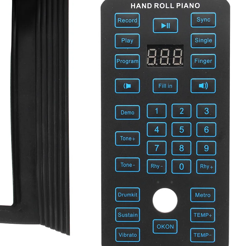 Горячая Распродажа 88 клавиш перезаряжаемая клавиатура рулонное пианино с