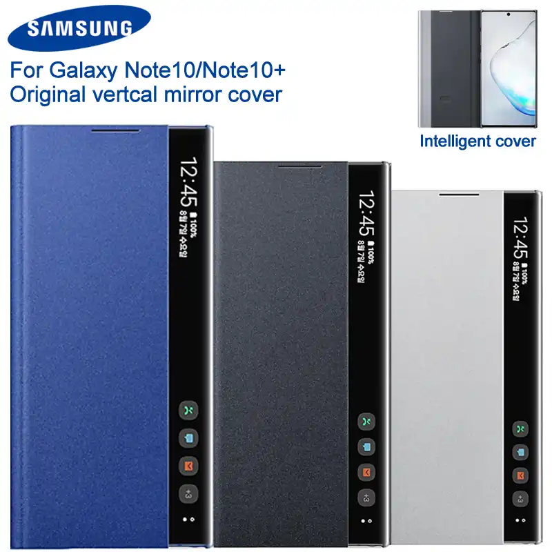 Оригинальный вертикальный зеркальный защитный чехол для Samsung Galaxy Note 10 Note10 5G note X +