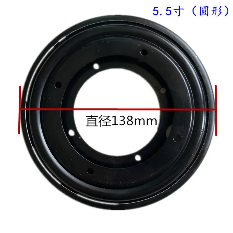 5.5/8/9/12 INCH Black Color Heavy Duty Round Shape Galvanized Lazy Susan Turntable Heavy Duty Bearing Rotating Swivel Plate